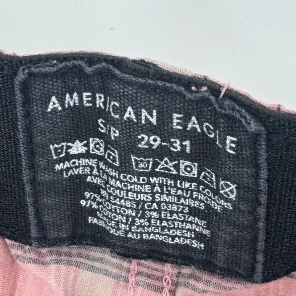 American‎ Eagle Men's Plaid Boxer Shorts Sleepwear Loungewear Size S P